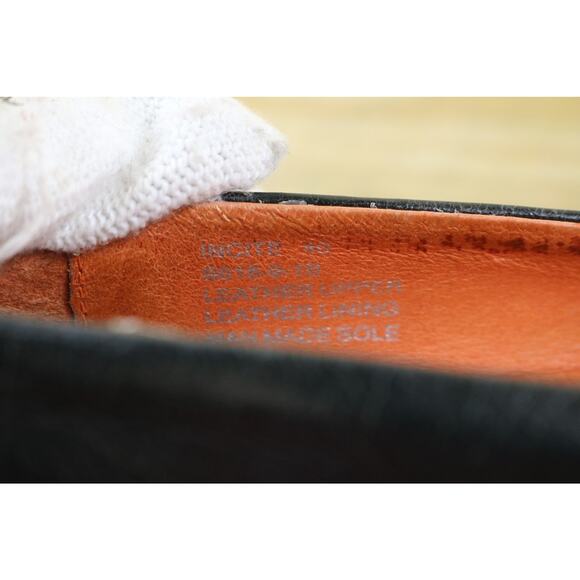 Miz Mooz by Gazith Shoes Black Leather 40 Slip On Flats - Picture 5 of 6